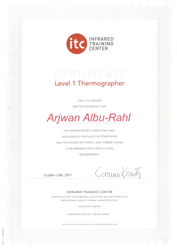 Level 1 Thermographer